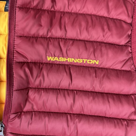 Washington Football Team NFL Team Apparel Full Zip Puffer Vest Size Medium - Picture 5 of 11